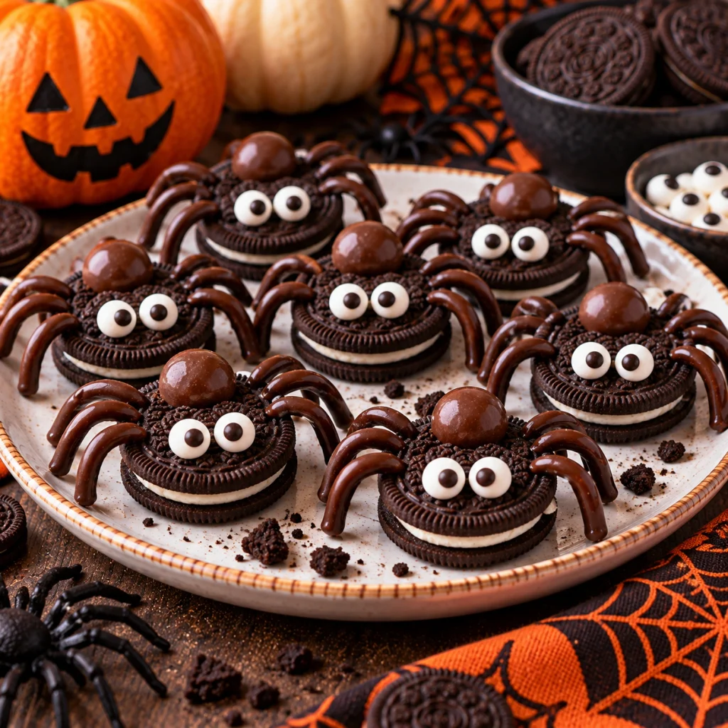 Oreo Spider Cookies