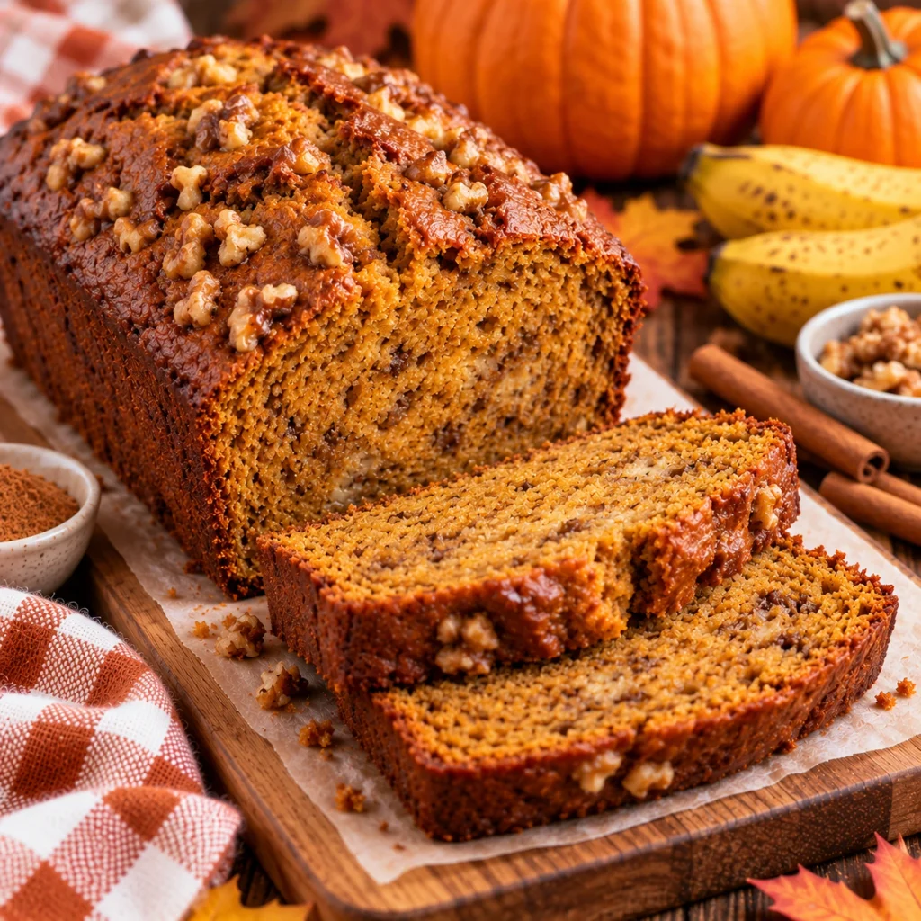 Pumpkin Banana Bread