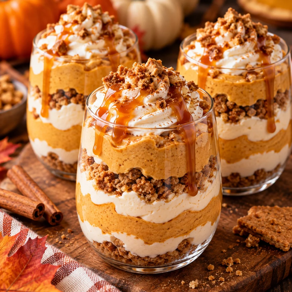 Pumpkin Cheesecake Parfaits