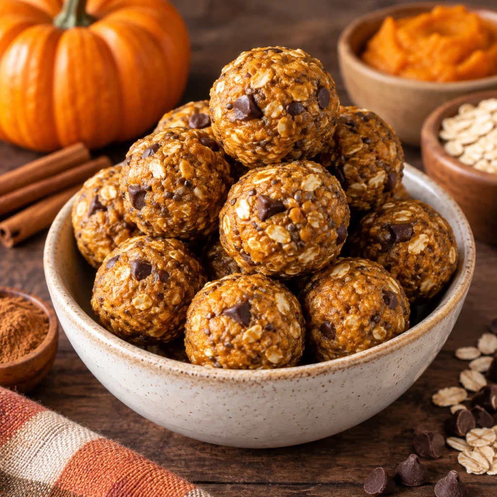 Pumpkin Energy Bites