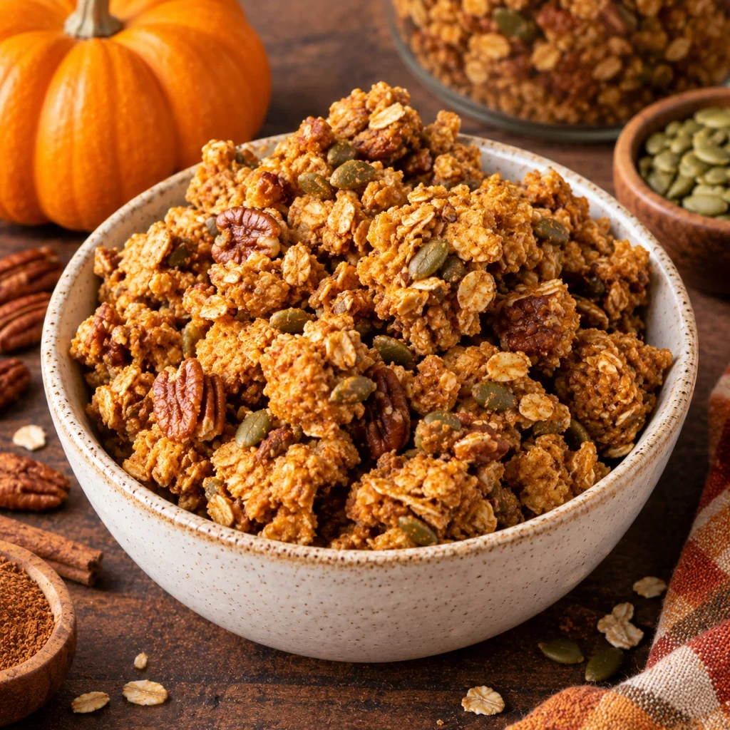 Pumpkin Granola Clusters