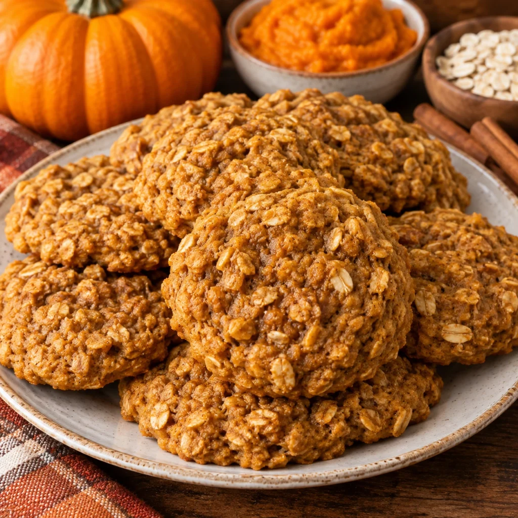 Pumpkin Oatmeal Cookies