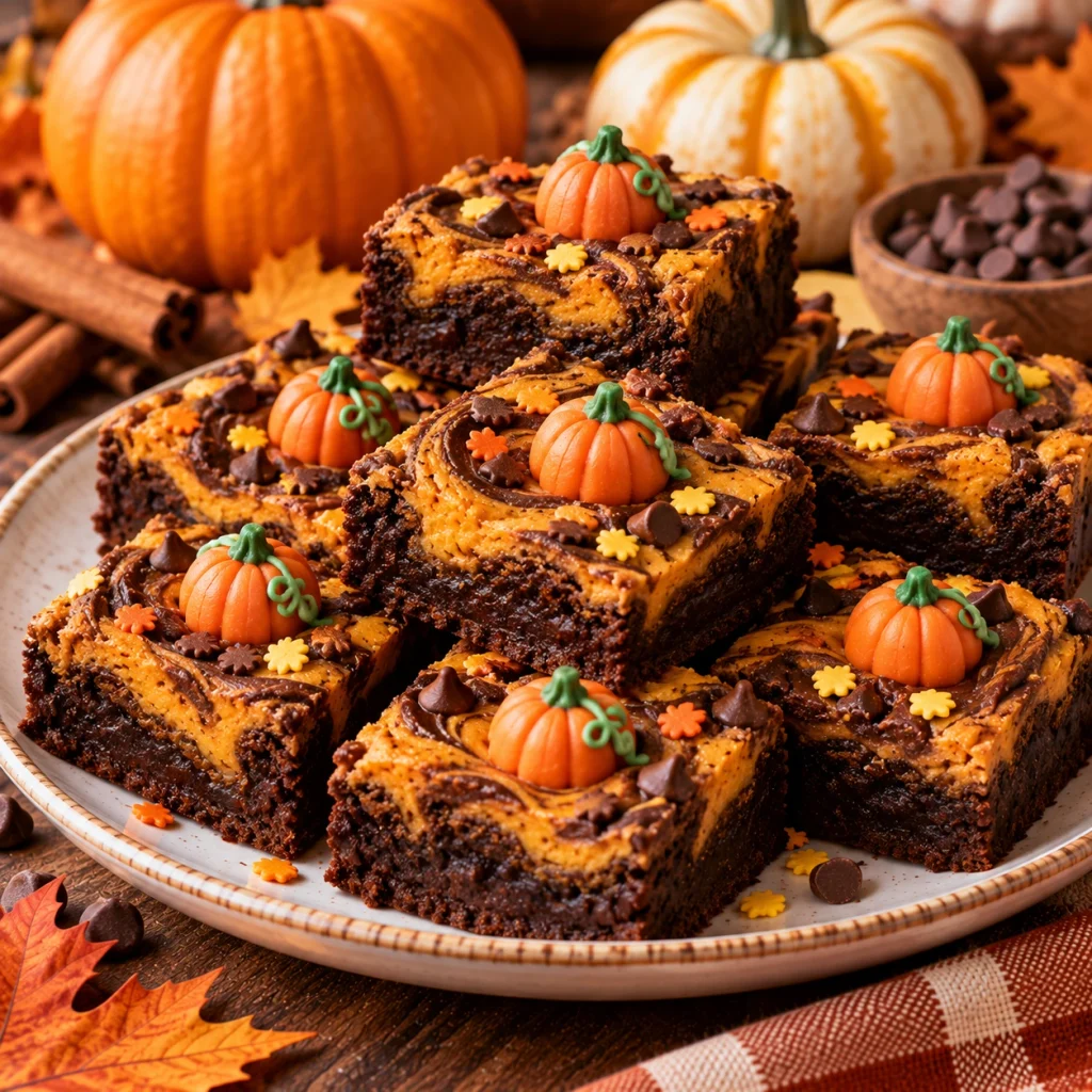 Pumpkin Patch Brownies