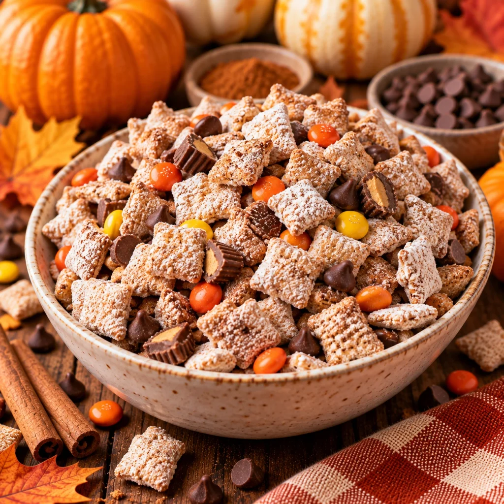 Pumpkin Spice Puppy Chow