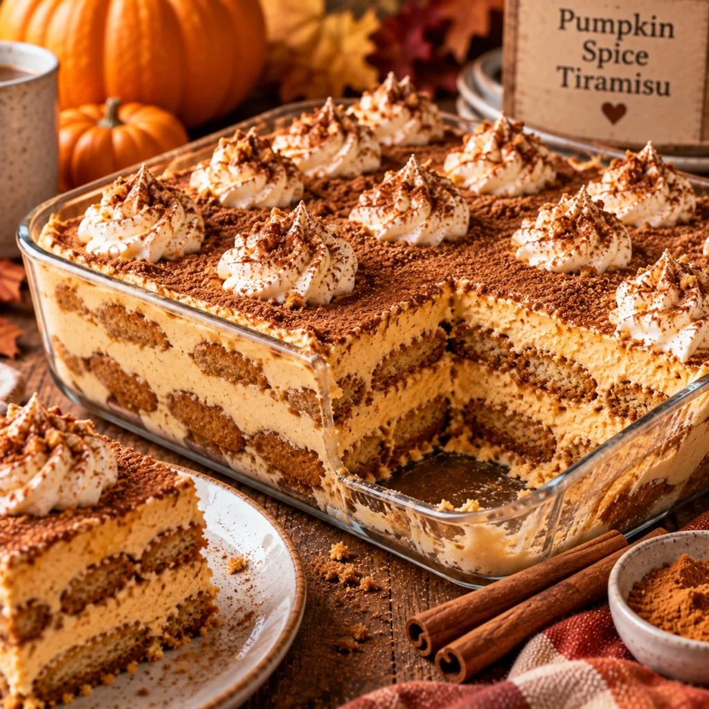 Pumpkin Spice Tiramisu