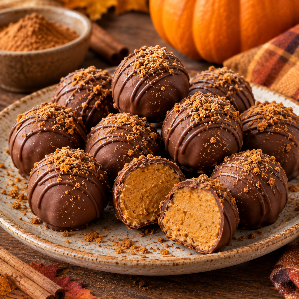 Pumpkin Spice Truffles
