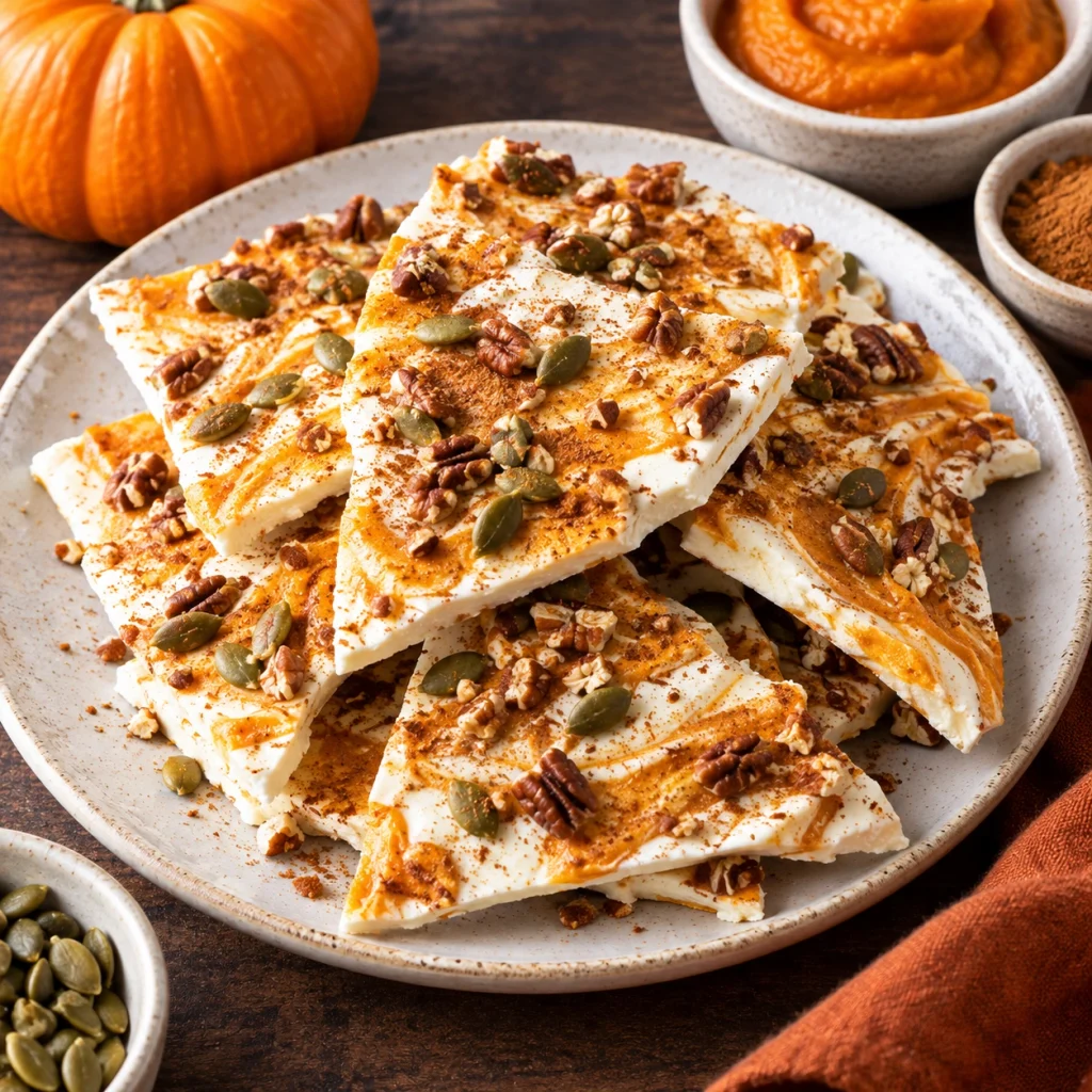 Pumpkin Yogurt Bark