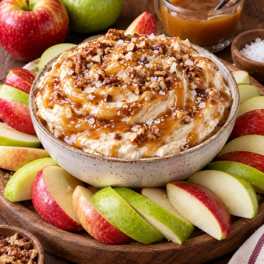 Salted Caramel Apple Dip