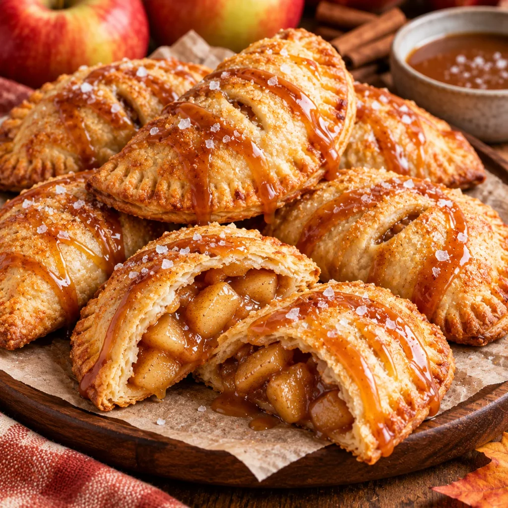Salted Caramel Apple Hand Pies
