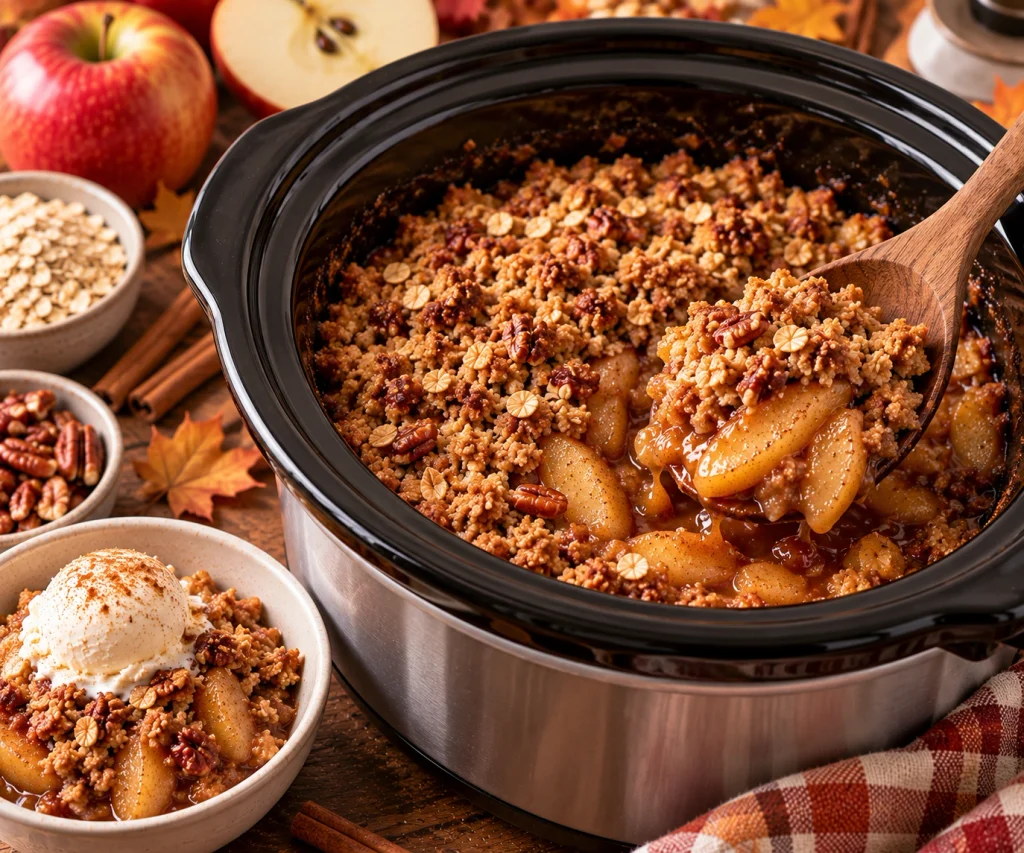 Slow Cooker Apple Crisp
