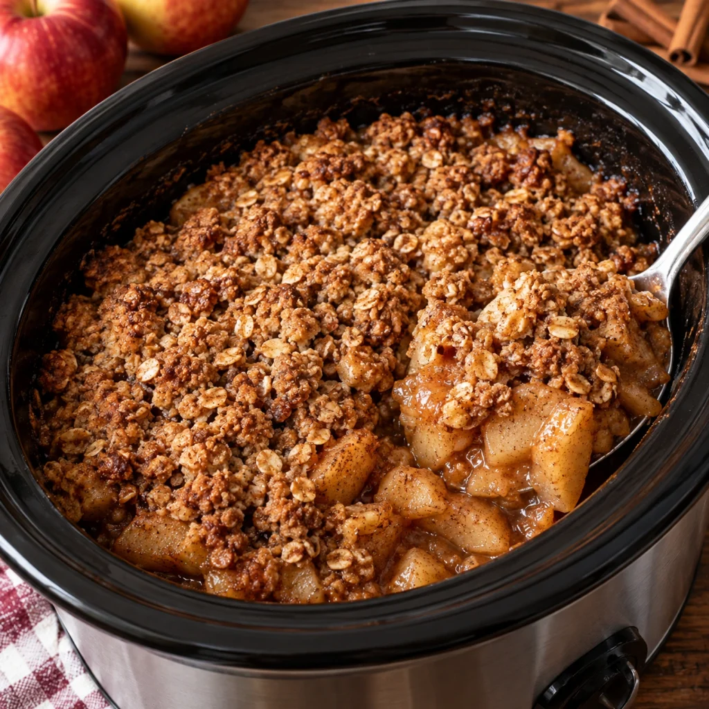 Slow Cooker Apple Crisp