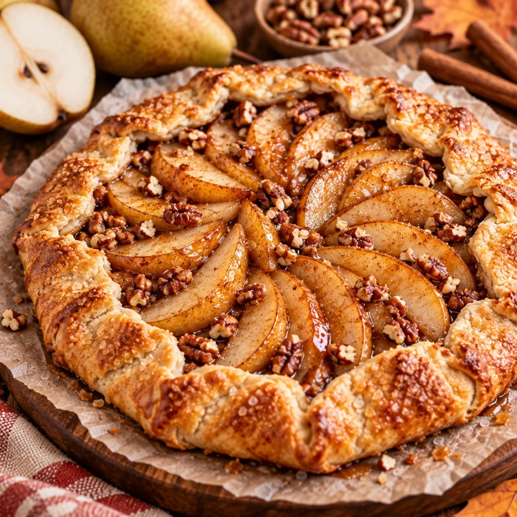 Spiced Pear Galette