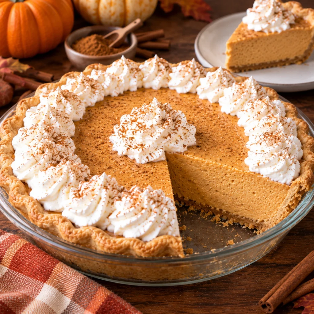 Spiced Pumpkin Chiffon Pie