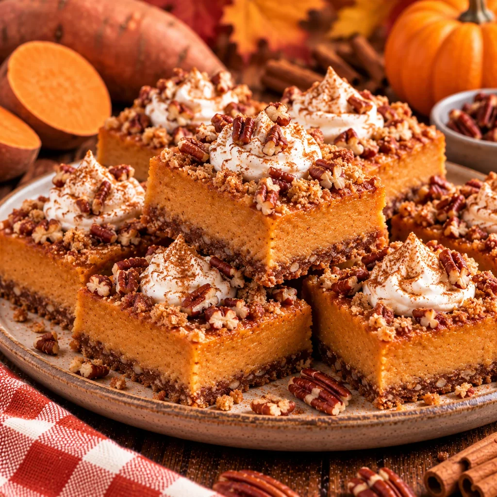 Sweet Potato Pie Bars