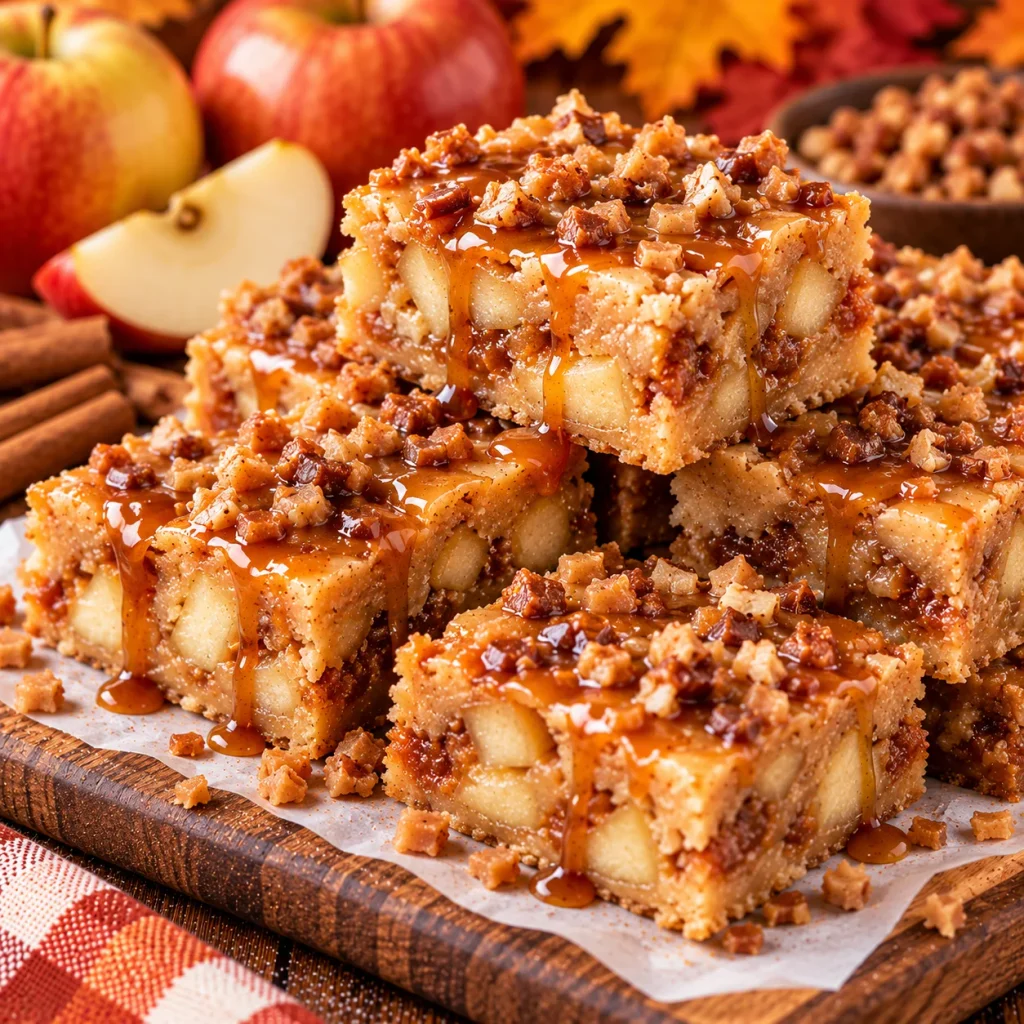 Toffee Apple Blondies