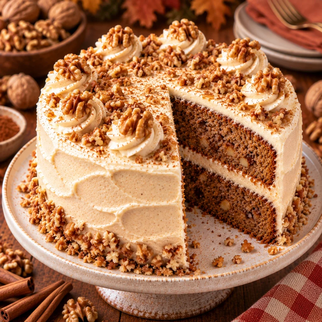 Walnut Spice Cake