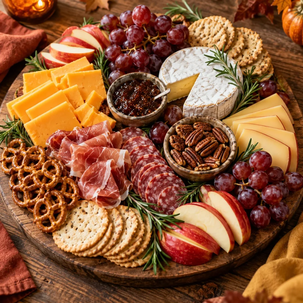 Classic Harvest Cheese and Charcuterie Board