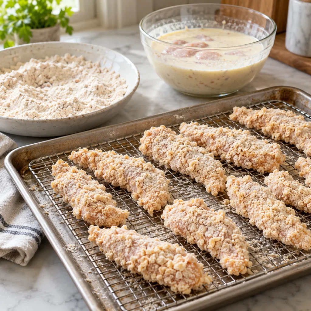 Step-by-Step Instructions for Nashville Hot Chicken Tenders