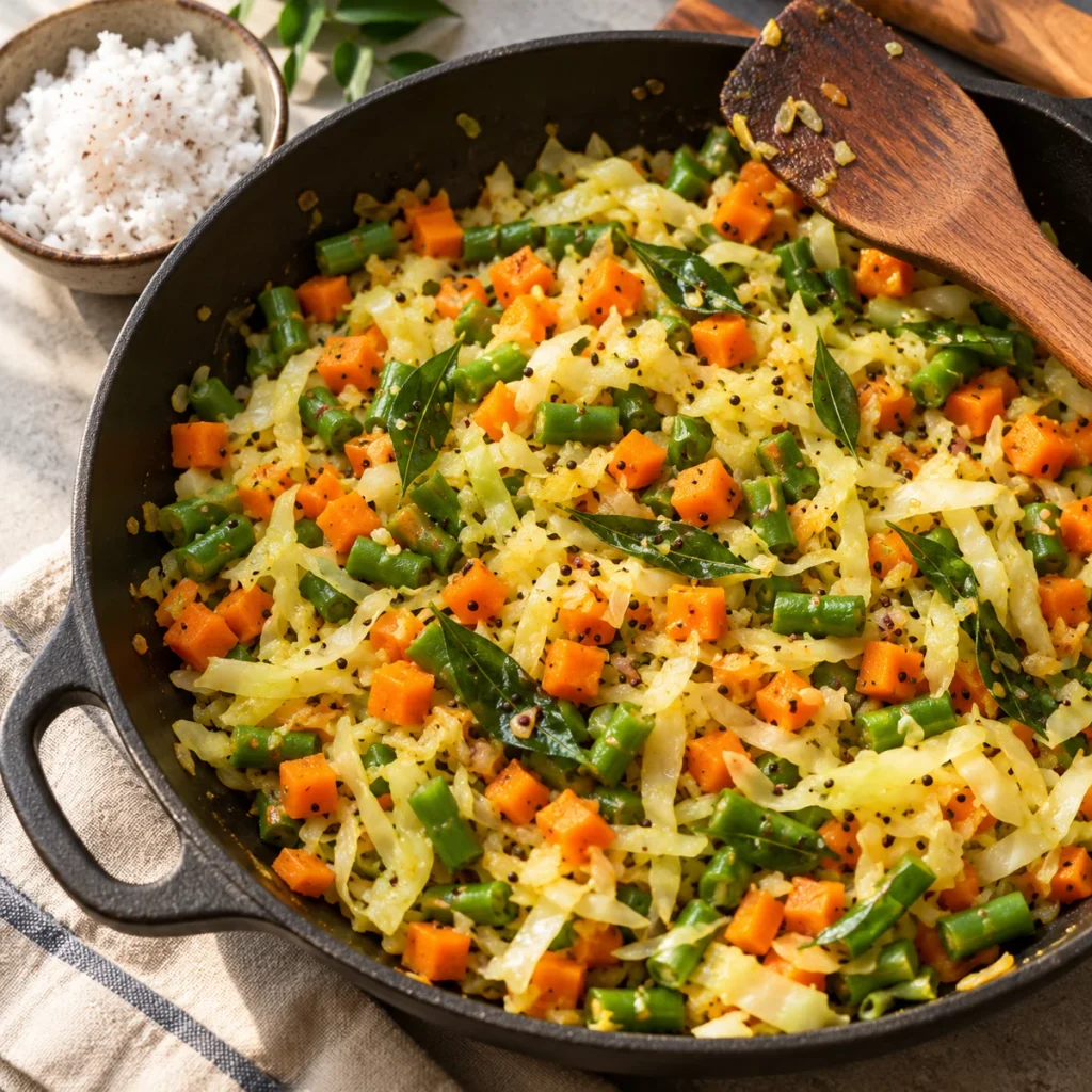 Step-by-Step Instructions For South Indian Vegetable Stir Fry