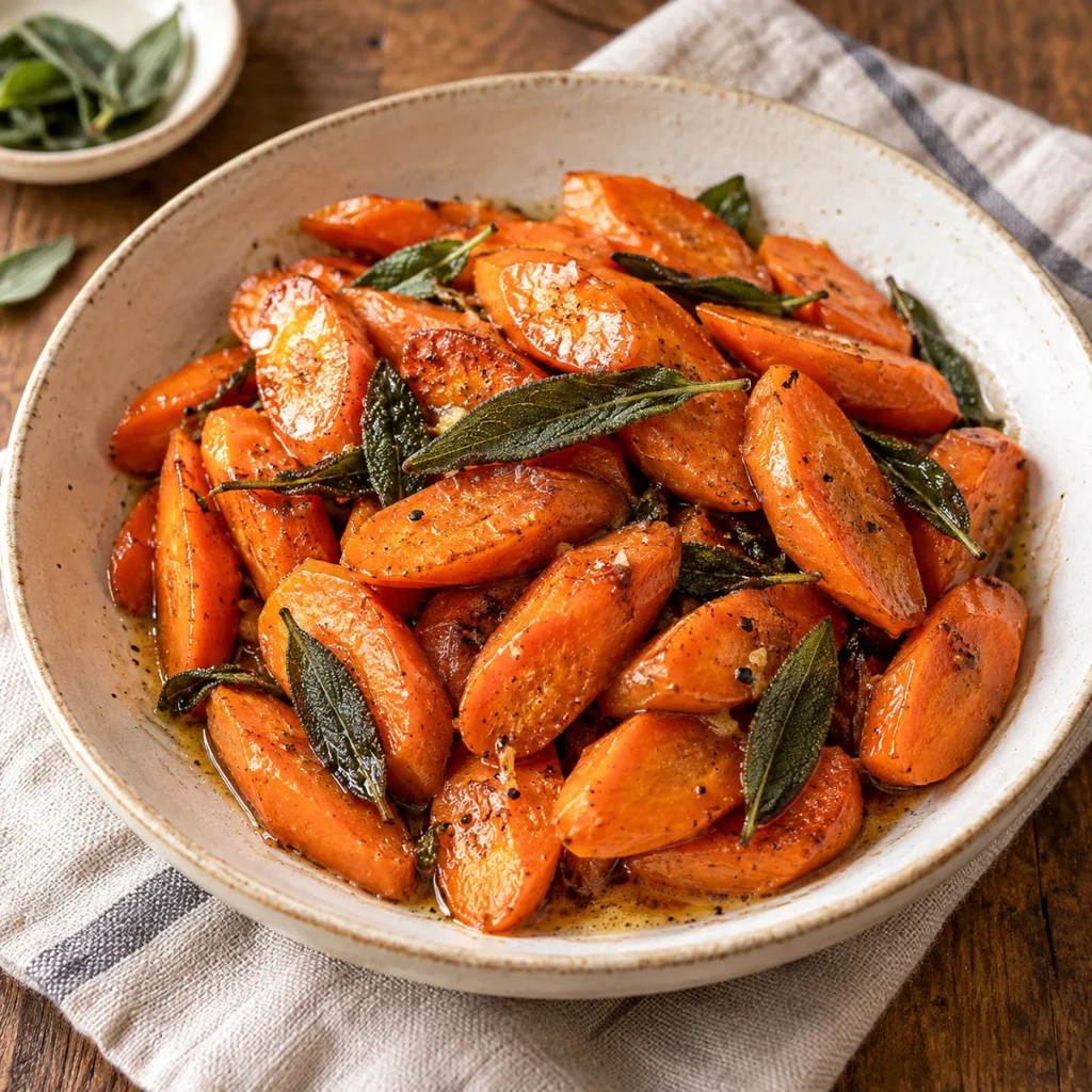 Brown Butter Sage Carrots