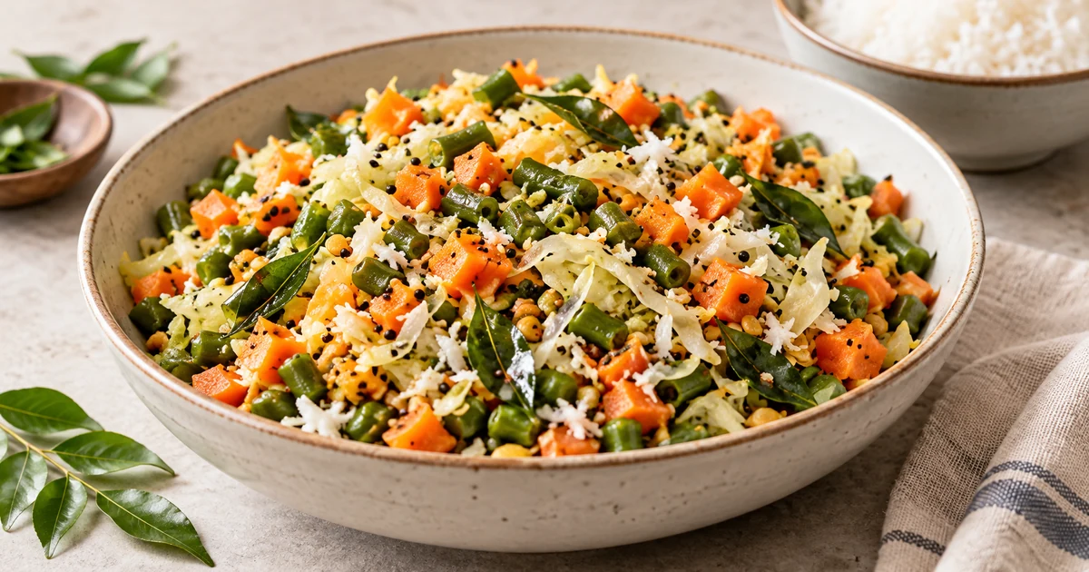 south indian vegetable stir fry