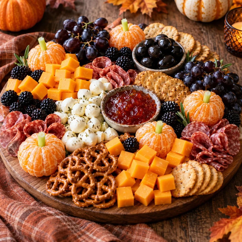 Halloween Snack and Cheese Board