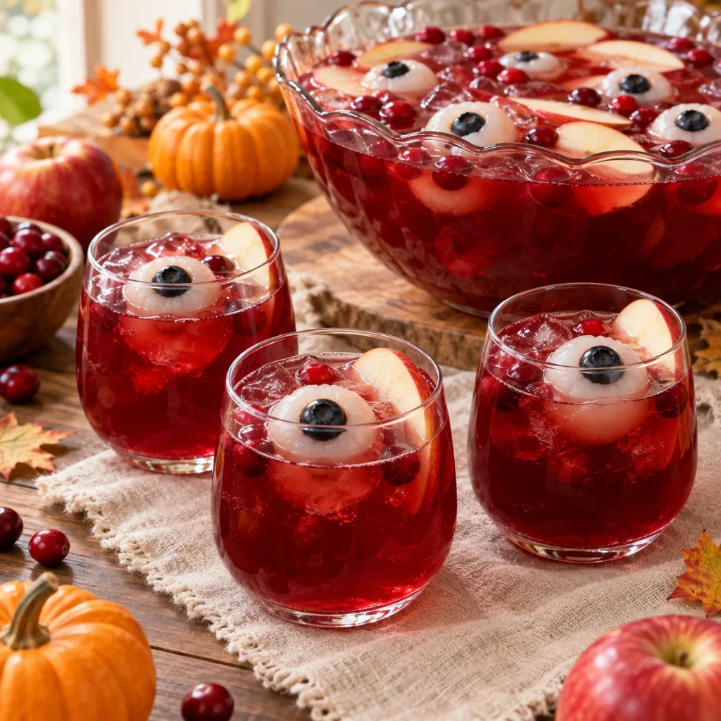 Cranberry Eyeball Punch