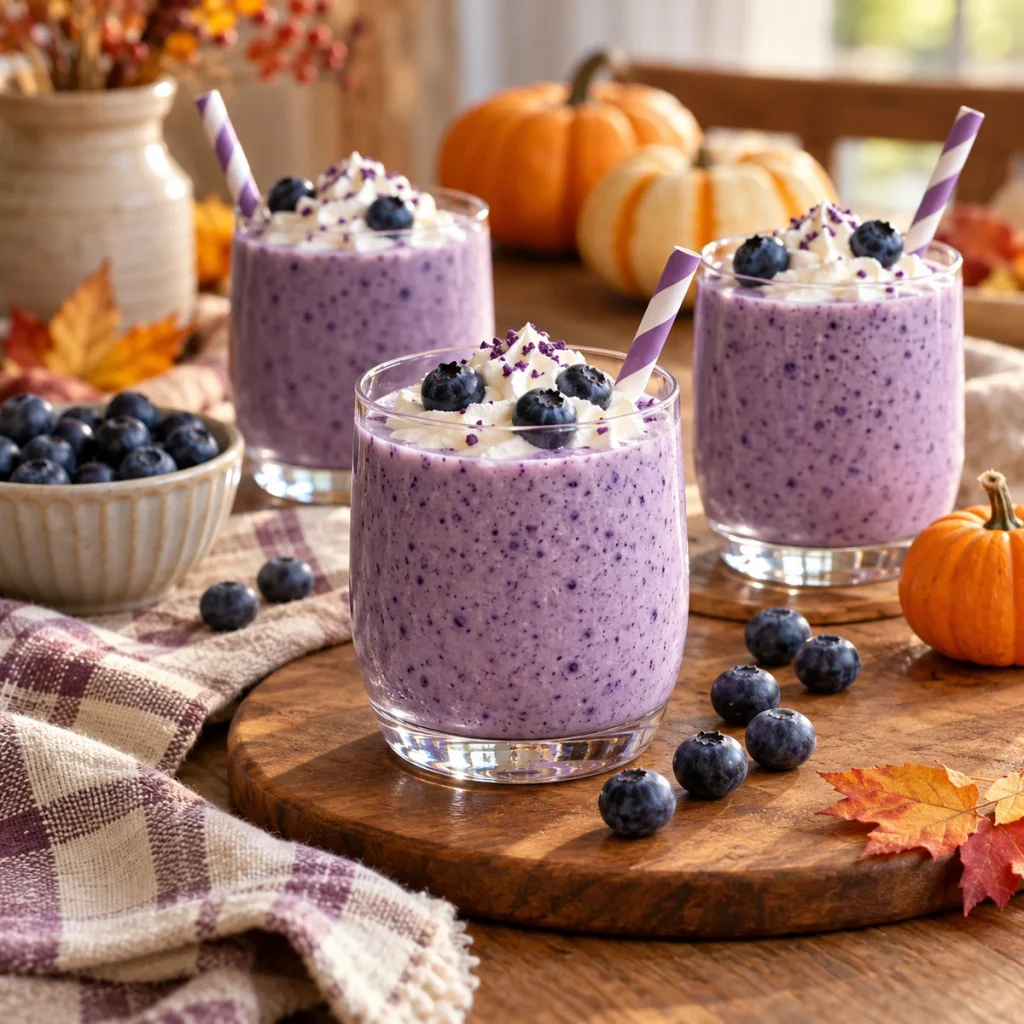 Boo-Berry Yogurt Shakes