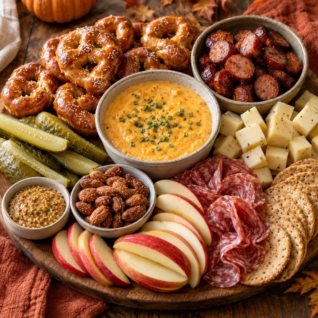 Game-Day Fall Charcuterie Board
