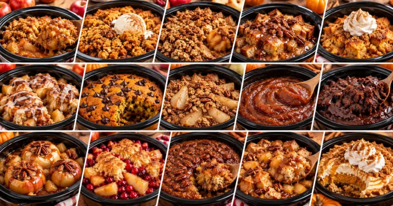 15 Easy Fall Crockpot Dessert Recipes for Cozy Days