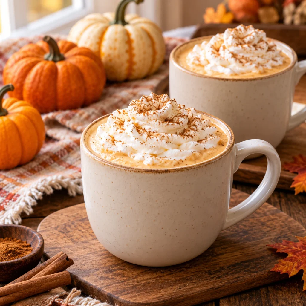 Pumpkin Spice White Hot Chocolate