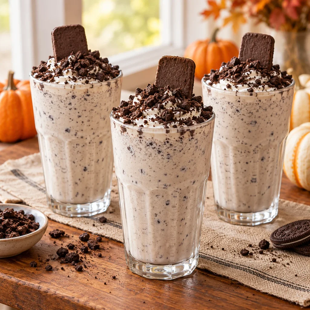 Graveyard Cookies-and-Cream Shakes
