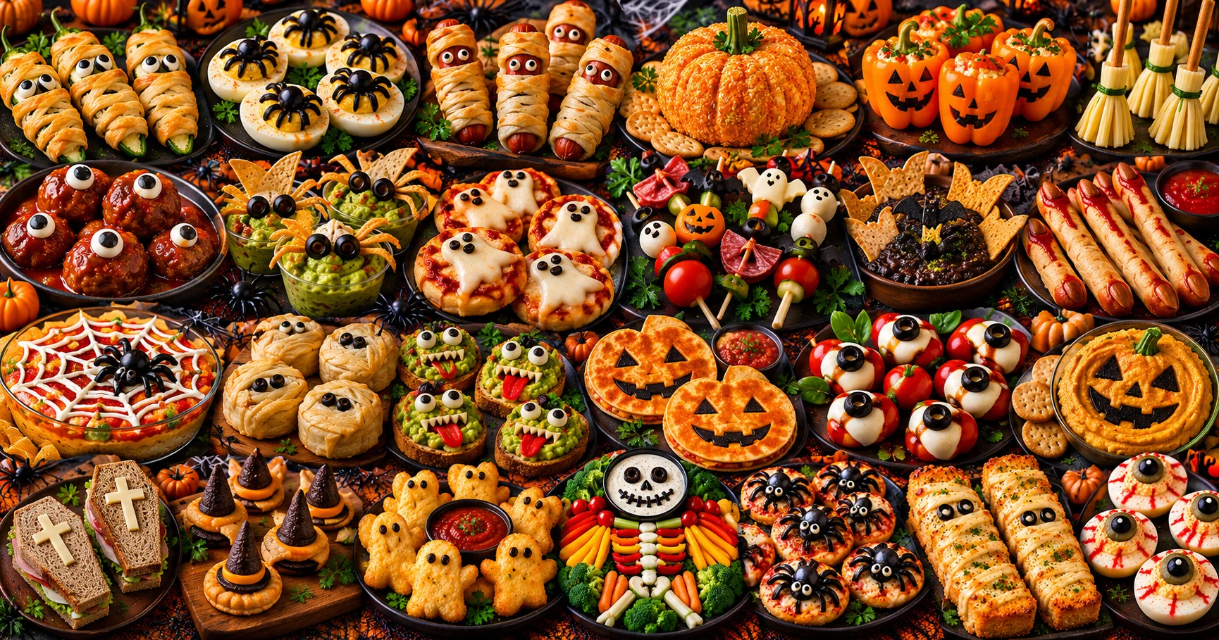 25 Easy Halloween Appetizer Ideas for a Spooky Party