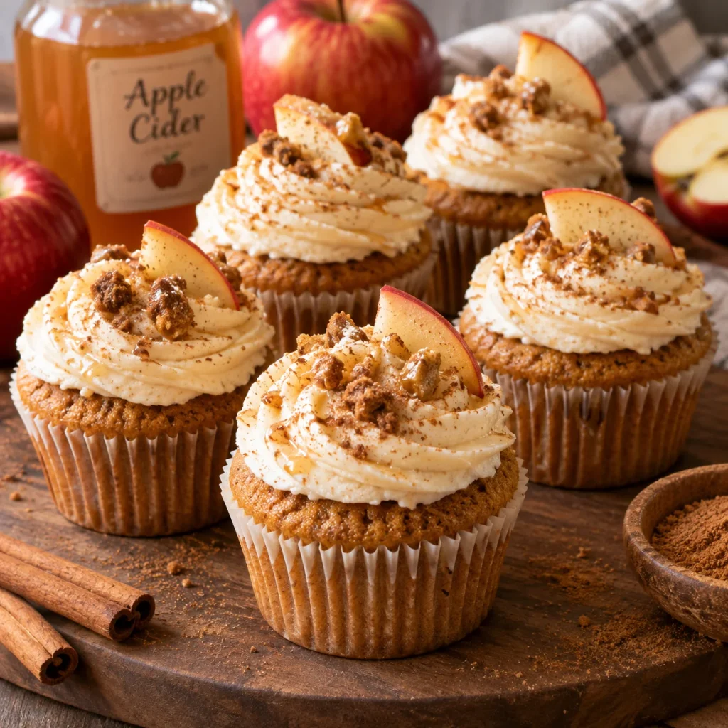 Apple Cider Cupcakes