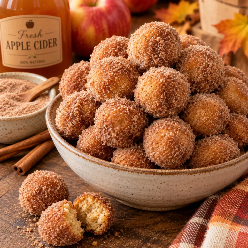 Apple Cider Donut Holes
