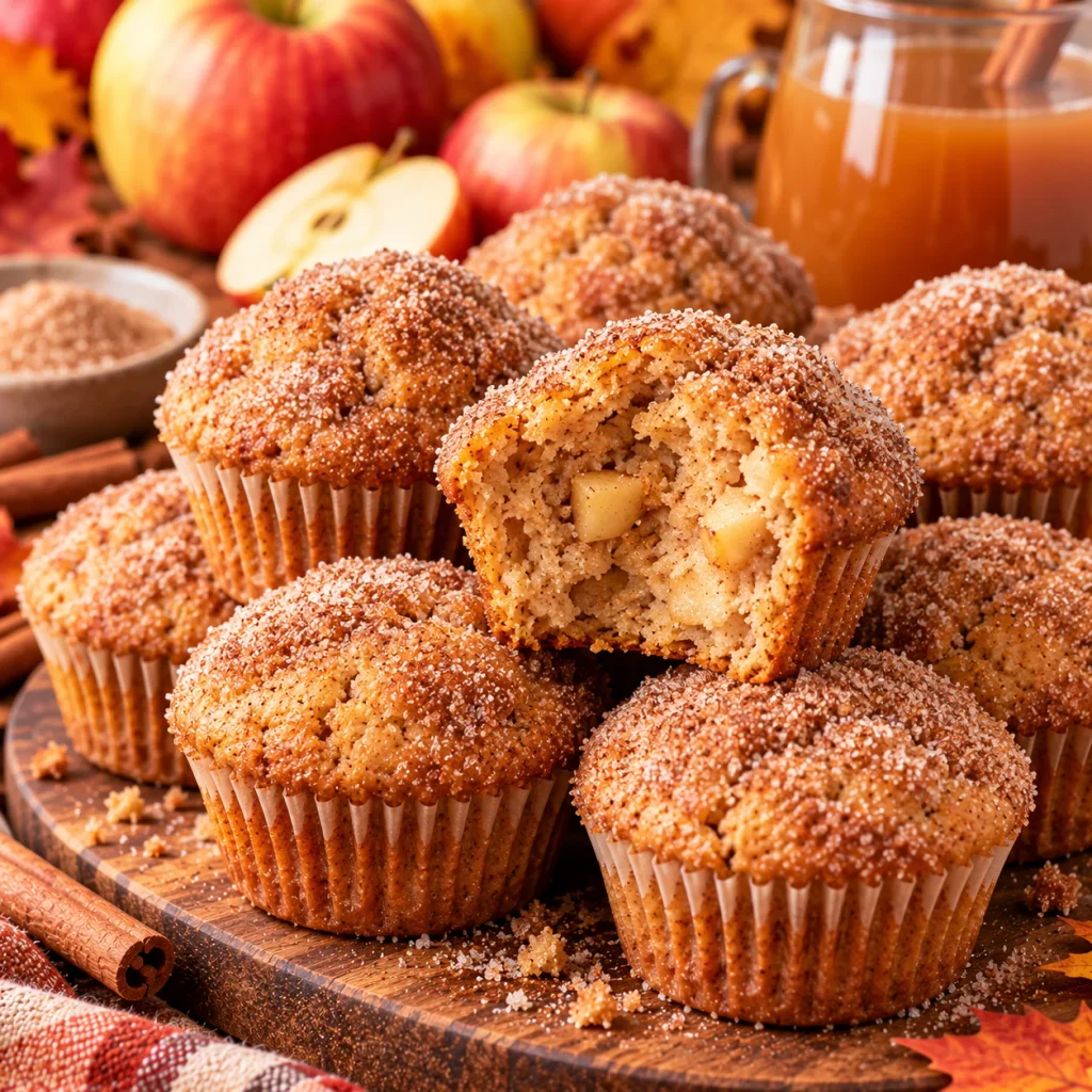 Apple Cider Donut Muffins