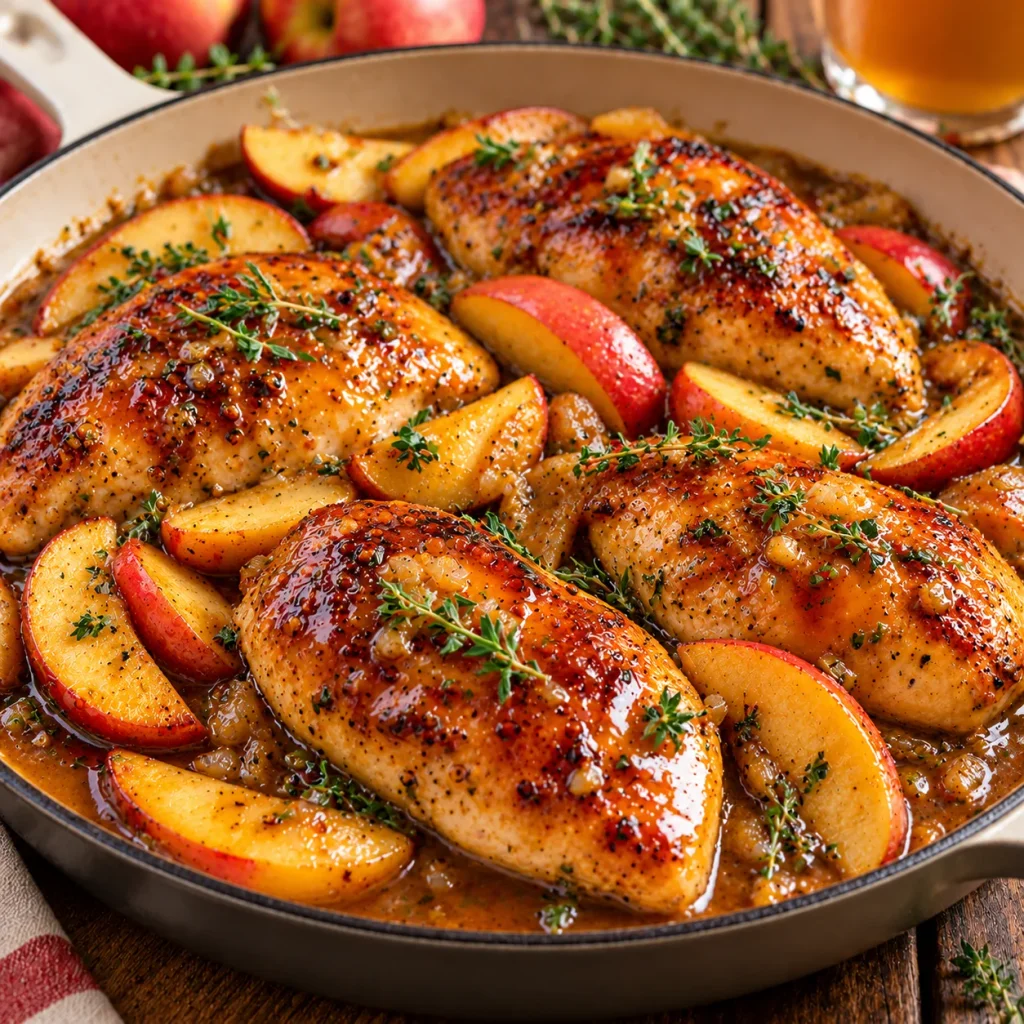 Apple Cider Glazed Chicken