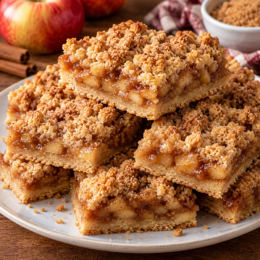 Apple Cinnamon Crumb Bars
