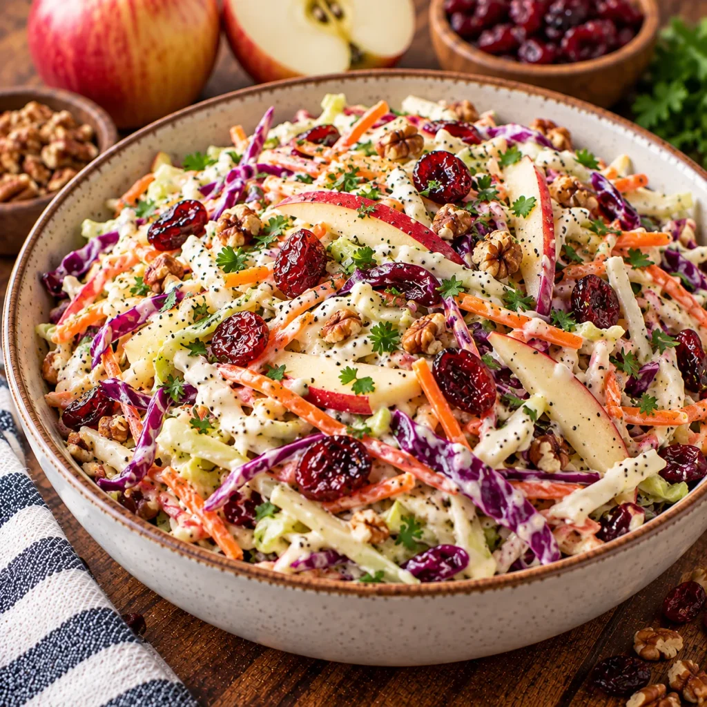 Apple Cranberry Coleslaw