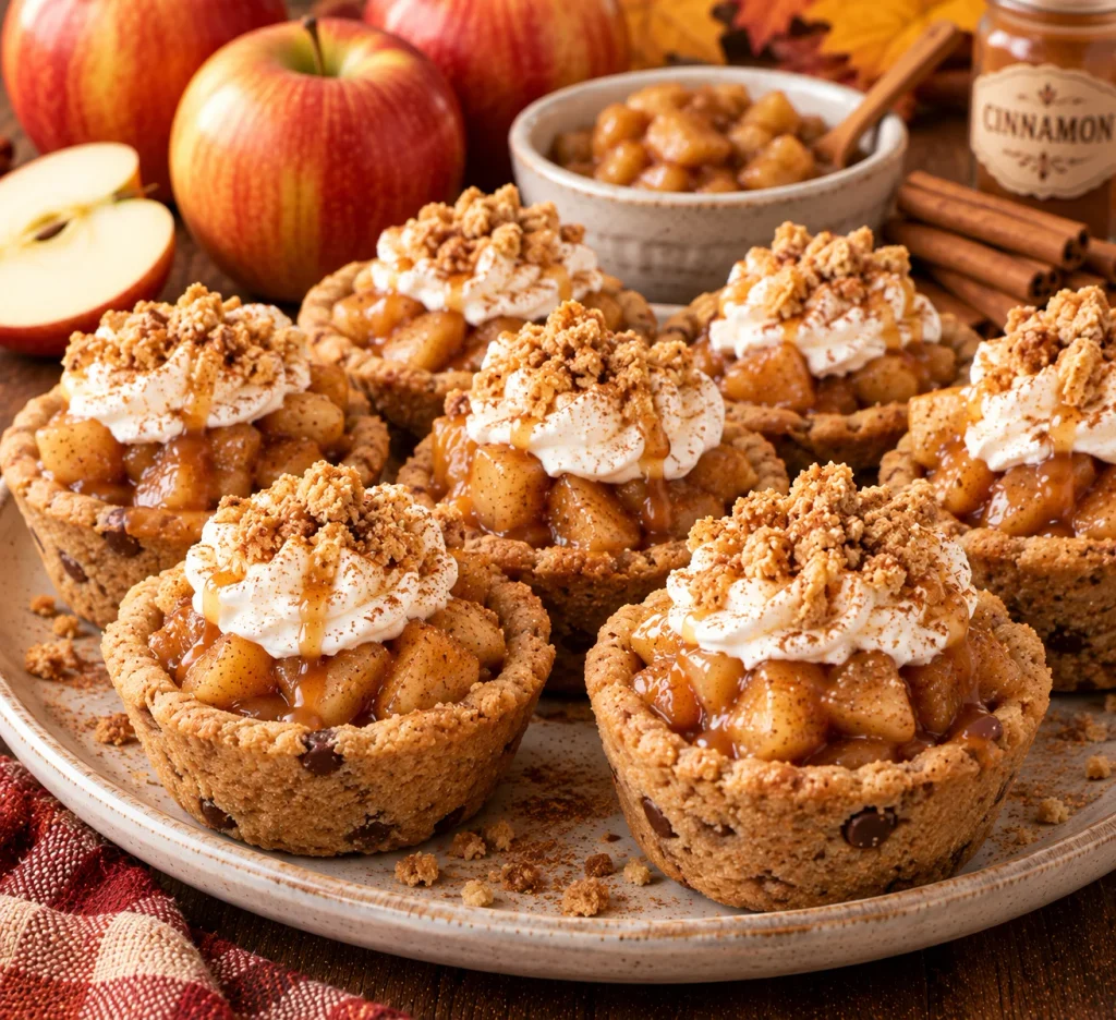 Apple Pie Cookie Cups