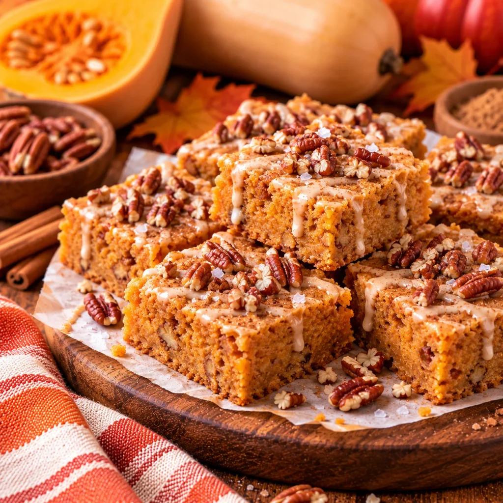 Butternut Squash Blondies