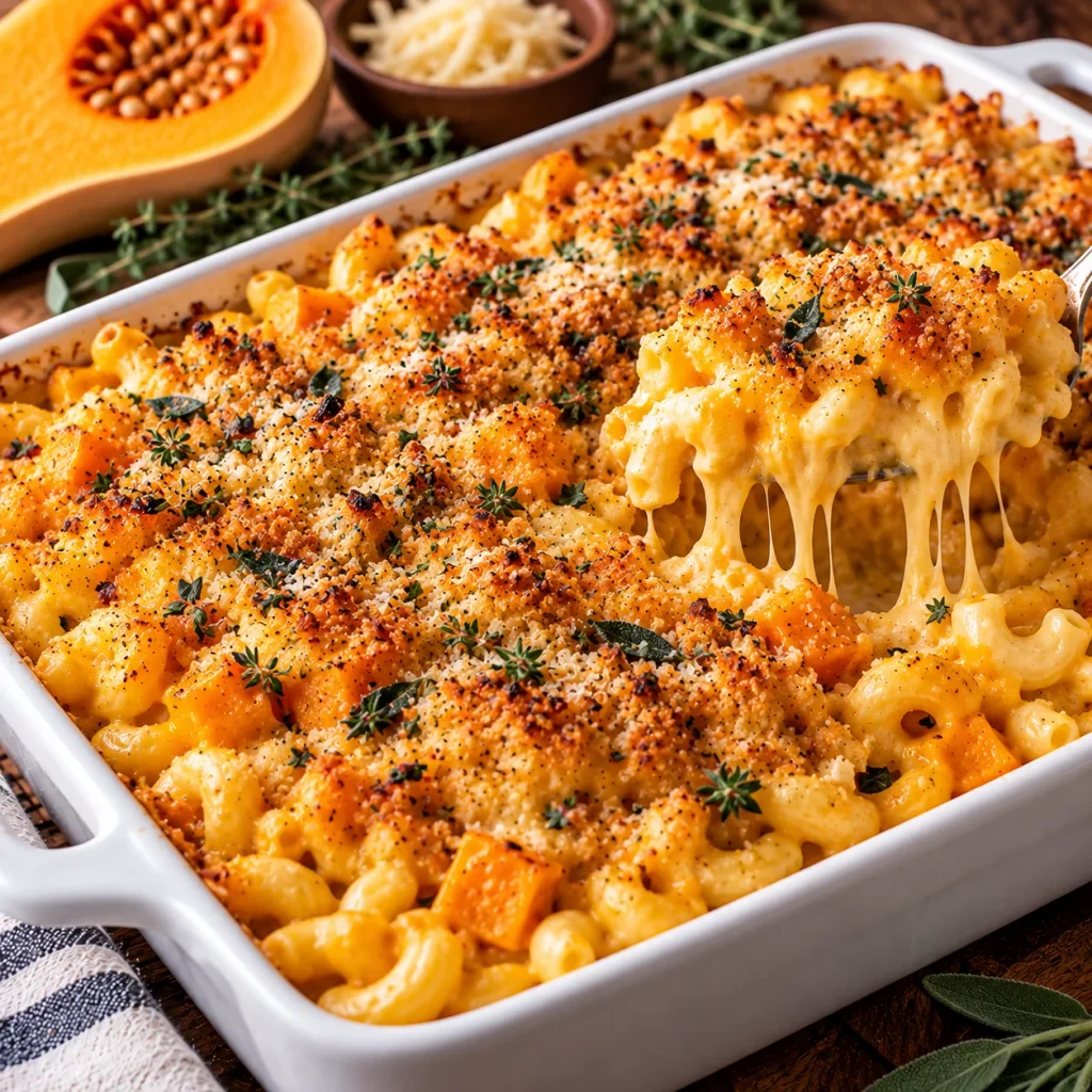 Butternut Squash Mac and Cheese