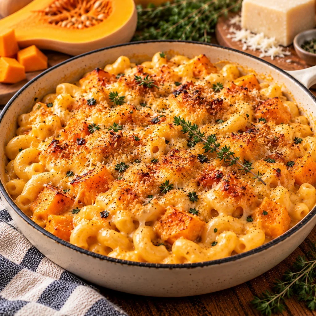 Butternut Squash Mac and Cheese