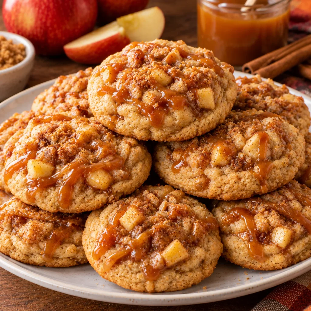 Caramel Apple Cookies