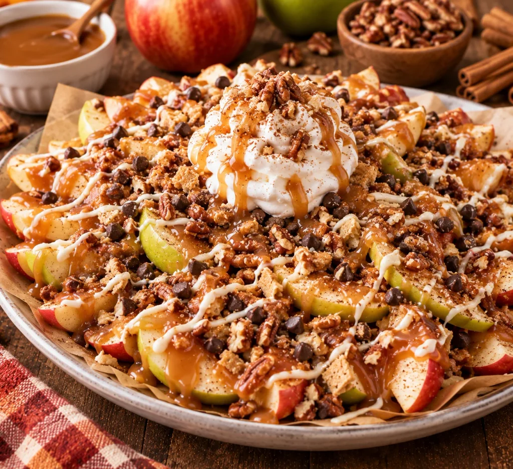 Caramel Apple Nachos
