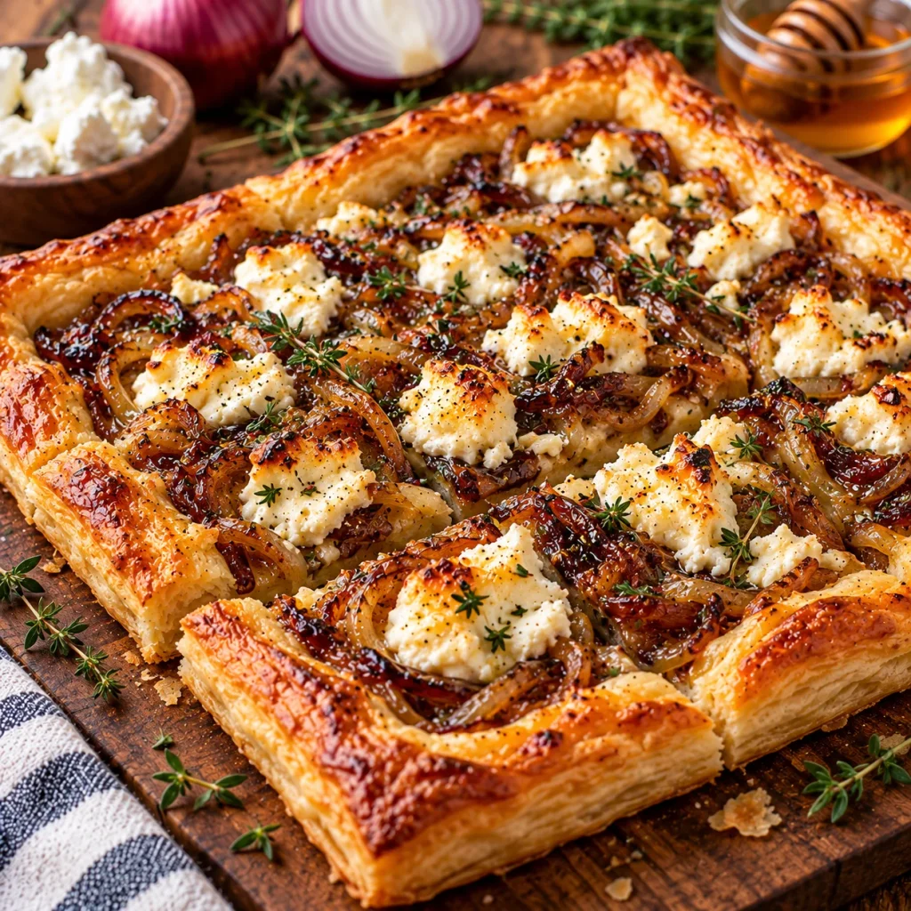 Caramelized Onion and Goat Cheese Tart
