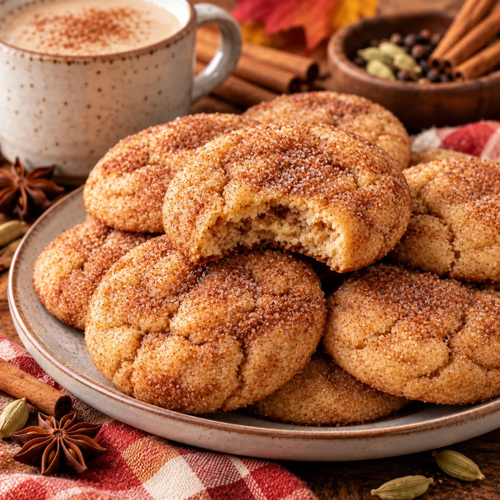 Chai-Spiced Snickerdoodles