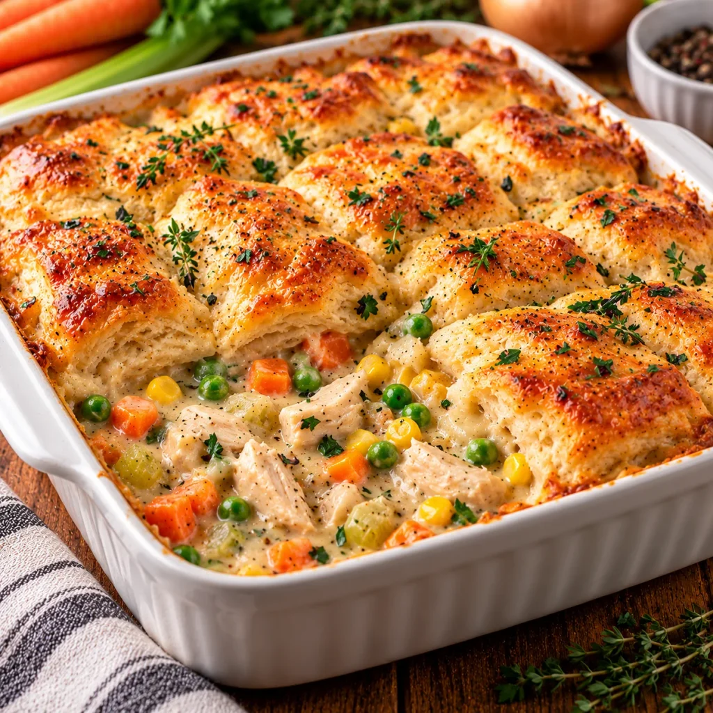 Chicken Pot Pie Casserole
