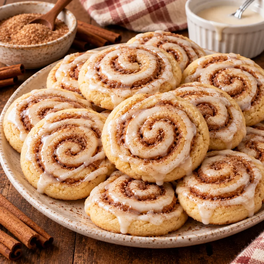 Cinnamon Roll Sugar Cookies