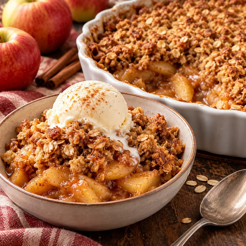 Classic Apple Crisp with Oat Crumble